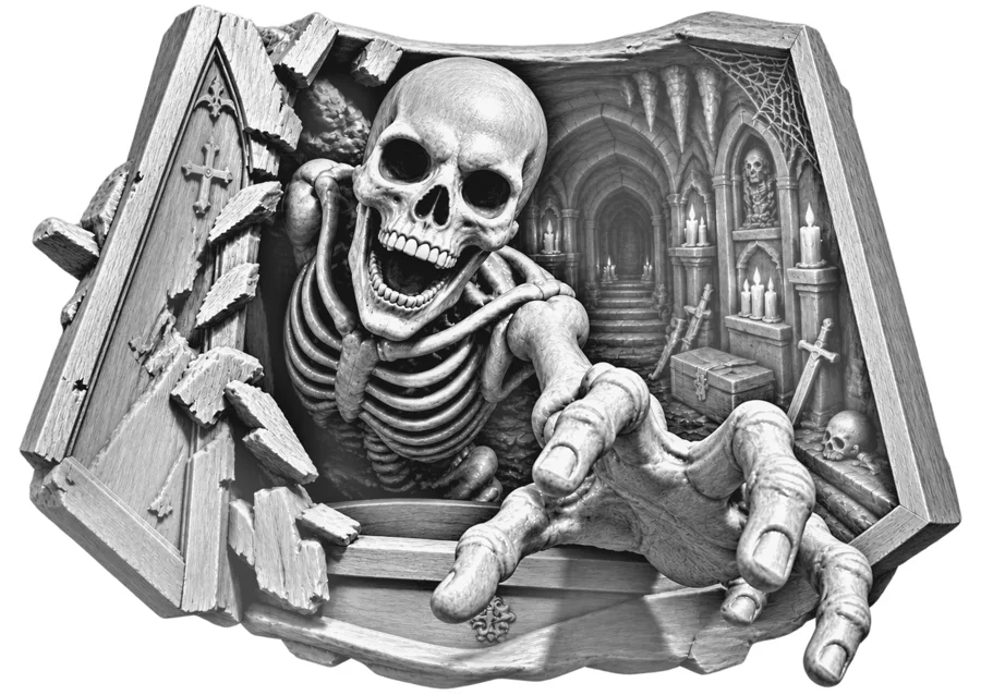 Crypt skeleton laser file