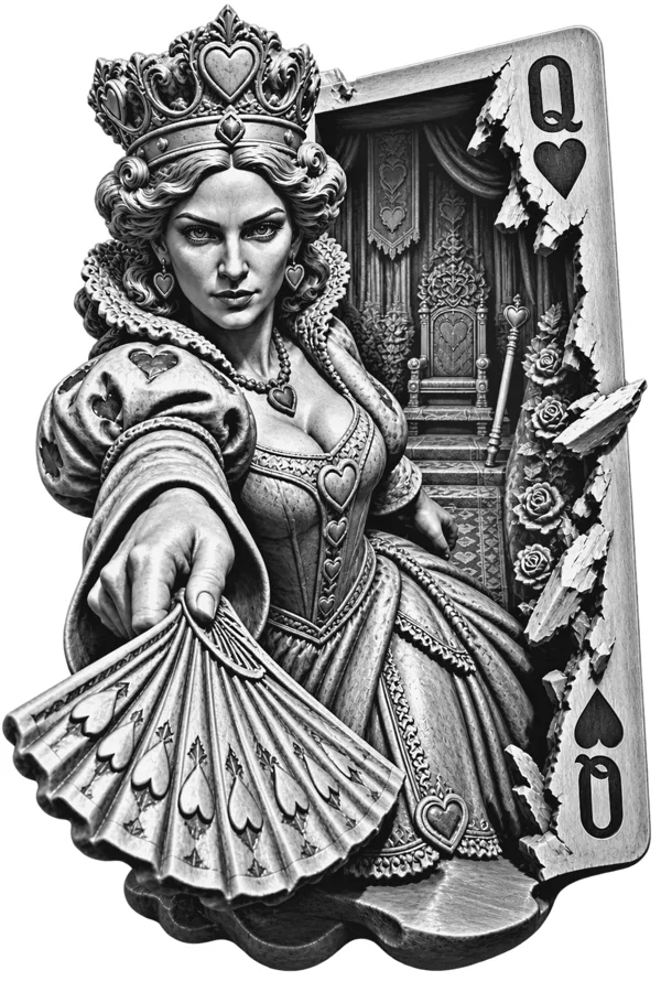 Queen of Hearts laser file