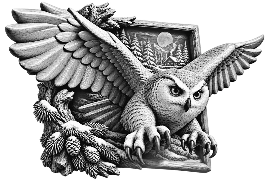 Snow owl laser file